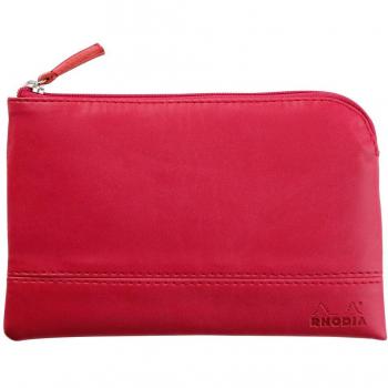 Rhodia 116543C - Bolsa con cremallera - Rhodiarama - Accesorios - Pequeña (S) Frambuesa