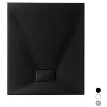 Plato de ducha rectangular Stone Essence Slim gris 70 x 120 cm