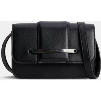 Calvin Klein - Bandolera pequeña en negro con asa regulable