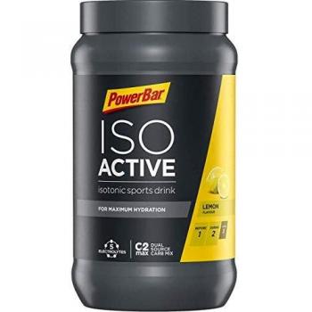 PowerBar Isoactive Lemon Isotonic Sports Drink 600g - Contains 5 Electrolytes + C2MAX