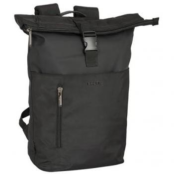 Mochila Solapa para Portátil 15,6 Business Black - Ergonómica y Espaciosa con Bolsillos Multifuncionales - Licencia Oficial Safta
