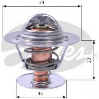 Termostato GATES TH11292G1 - Termostato de refrigerante, diseño compacto, fácil instalación, compatible con múltiples vehículos, alta precisión en control de temperatura