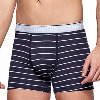 IMPETUS Calzoncillos tipo bóxer de algodón orgánico certificado - azul - Medium