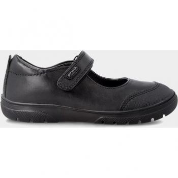 Zapatos Niña Garvalín 211700 Negro - Cómodos y Duraderos, Zapatos de colegio de niña en piel con cierre adherente