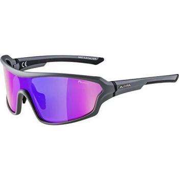 alpina LYRON Shield P Gafas Deportivas, Unisex Adulto, Grey Matt-Black, Talla única