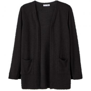 Cárdigan Victi Negro de Name It, chaqueta de mujer, color negro, tejido de punto, diseño moderno y cómodo
