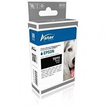 Cartucho de tinta negro Astar compatible con Epson C13T07114011 (T0711) - Capacidad 170 páginas