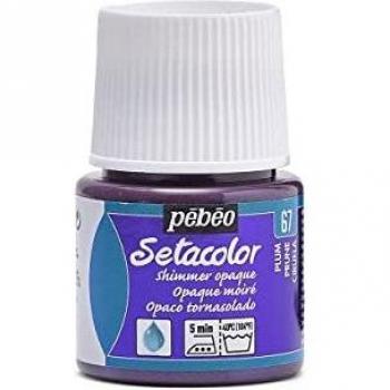 Pintura Textil Opaca Brillante Pruna 45ml - Pebeo Setacolor