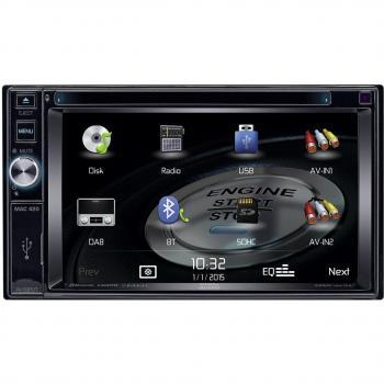 Mac audio mac 420 receptor multimedia digital 62 tecnologia bluetooth reproductor de dvd cd xvid mp3 entrada usb frontal negro