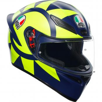 Casco AGV K1 S Soleluna 2018 Azul Amarillo (M)
