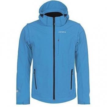 Icepeak Leonidas - Chaqueta de softshell para hombre Azul turquesa Talla:xxx-large