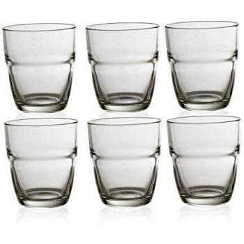 Bormioli Rocco 5172731 módulo 6 Vasos de Cristal para Agua, 30.5 cl