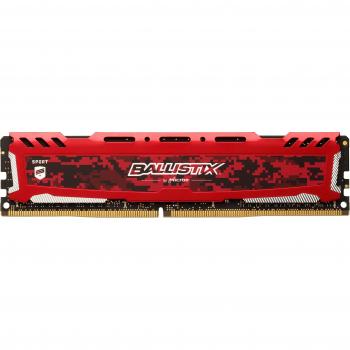 Crucial Ballistix Sport LT BLS8G4D26BFSEK 2666 MHz, DDR4, DRAM, Memoria Gamer para ordenadores de sobremesa, 8 GB, CL16