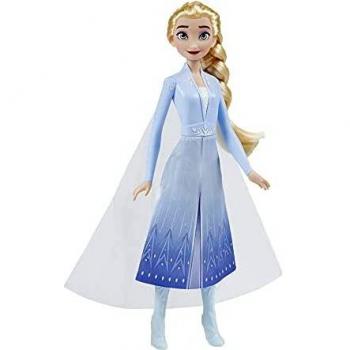Disney Frozen 2 - Muñeca de Elsa con Falda, Zapatos y Cabello Rubio y Largo - A Partir de 3 años