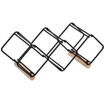Amazon Basics - Botellero apilable de mesa para 6 botellas