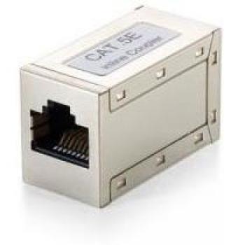 Equip 221159 - Adaptador RJ45 apantallado Hembra-Hembra, Color Blanco