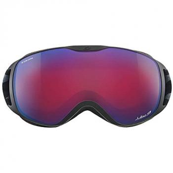 Julbo Máscara de Esquí Pioneer Negro Mujer Adulto, Gafas de Sol Red Glare Control Cat. 2 Unisex Adulto, Color Negro