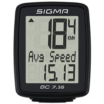 Sigma Sport 07160 Ciclocomputador, Unisex Adulto, Negro, Talla Única
