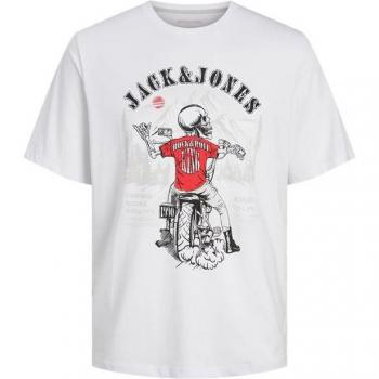 Camiseta Jack&Jones Kull blanca de manga corta para hombre