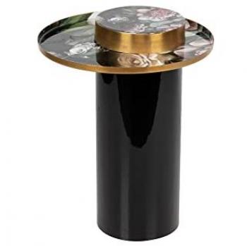 Adda Home Mesa Auxiliar Metal Negro 41x41x54 Cm - Elegancia y Funcionalidad en Tu Hogar