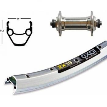 Bike-Parts V-RAD 75Alunabe Bicicleta de Paseo, Plata, Size