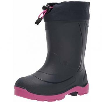 Kamik Snobuster1 Insulated Waterproof Kids' Winter Rain Boots - Blue, Size 37