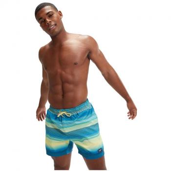 Bañador de hombre Speedo Placement Leisure 16' Watershort azul verde M