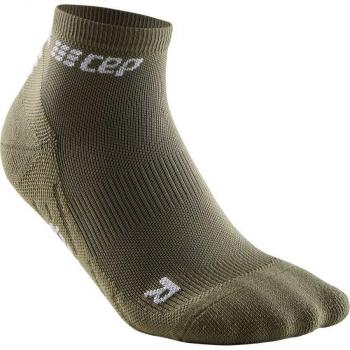 CEP The Run Low Cut Compression Socks for Men - Olive - Size V