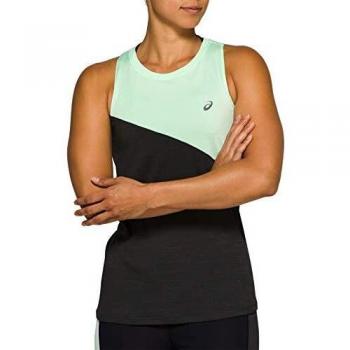 Asics Tokyo Tank Camiseta sin Mangas, Mujer, Mint Tint/Graphite Grey, L