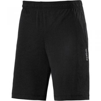 Reebok EL Jersey Short - Pantalón corto para hombre, color negro, talla XL