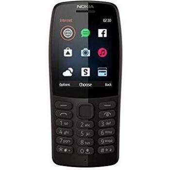 Teléfono Móvil Nokia 210, Dual Sim, Color Negro, Libre