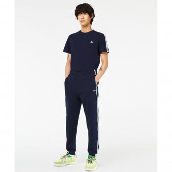 Pantalón de Chándal Lacoste con Raya y Logo