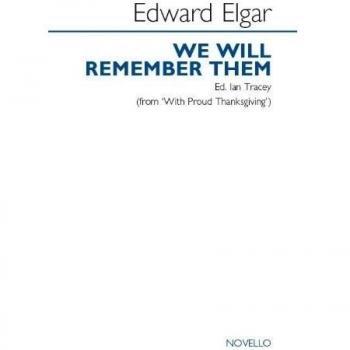 Edward Elgar: We Will Remember Them - ed. Ian Tracey