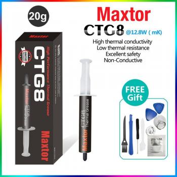 Kit de Refrigeración Maxtor para PC - Disipador de Calor y Pasta Térmica (2g, 4g) para CPU AMD e Intel, Ventilador y Disipador Térmico VGA