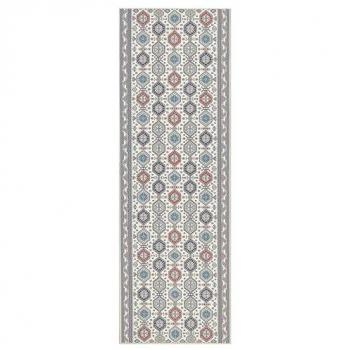 Alfombra de pasillo oriental antideslizante vintage multicolor 80 x 240 cm Hacilar