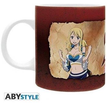 ABYstyle – Suicide Squad Taza Media Fairy Tail de Natsu Lucy And Happy para adultos, abymug227