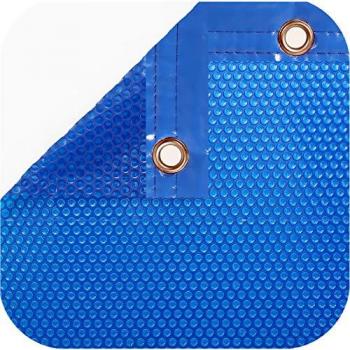 Cubierta Térmica Geobubble 400 micras para piscina 4 x 4m con refuerzo en los anchos
