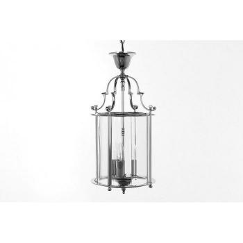 Farol Colgante Interior Cromado Colchester 53 cm con 3 luces