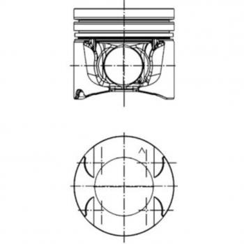 Pistón Kolbenschmidt 0.50 mm 40262620