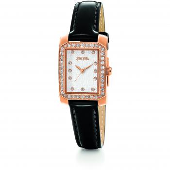 Folli Follie Women's Analog Quartz Watch with Leather Strap WF13B053SSS