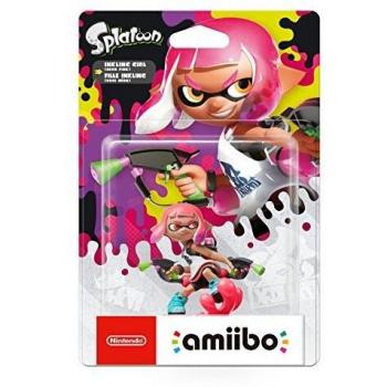 Figura Amiibo Nintendo Inkling Chica Rosa Neón Splatoon