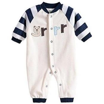M&A MONO/PIJAMA PARA BEBÉ UNISEX OSO BLANCO 9-12 MESES