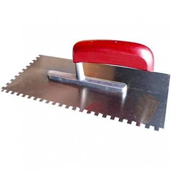Jung Asa Muñeco he307006 con mango curvado, llana gezähnt de 6 mm x 6 mm, ideal para trabajos de hobby