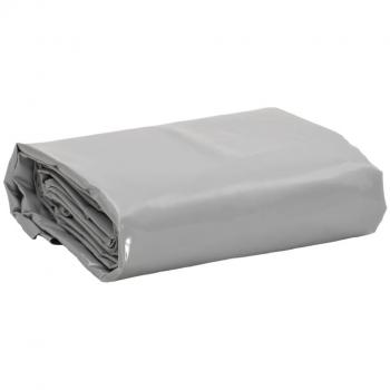 Lona gris 1x2,5 m 650 g/m²