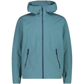 CMP Men's Unlimitech Rain Shell 2L Hoodie Jacket - Petrol Blue