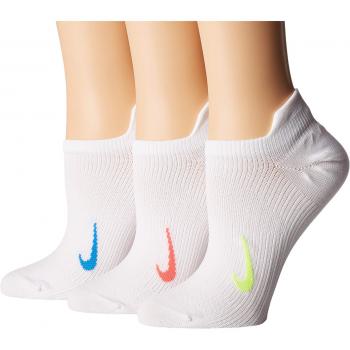 NIKE W Nk Everyday Plus Ltwt Ns 3Pr Socks, Mujer, Wh