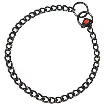 HS Sprenger - Collar eslabón retorcido de acero inoxidable negro