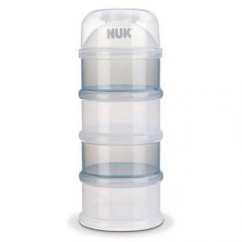 Caja Dosificadora de Leche en Polvo NUK - 4 Compartimentos Apilables