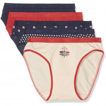 Dim Les Pockets Coton Slip X5, Pantis para Mujer,