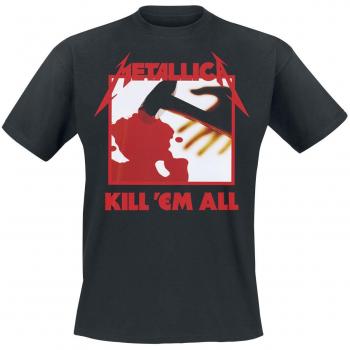 Metallica Kill 'Em All Men's T-Shirt - Black - Sizes S to 4XL - 100% Cotton